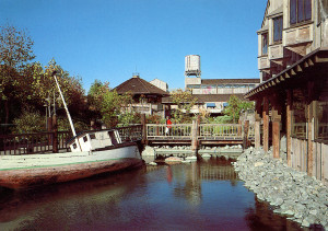 Jack London Village, Oakland, California, mailed in 1982 